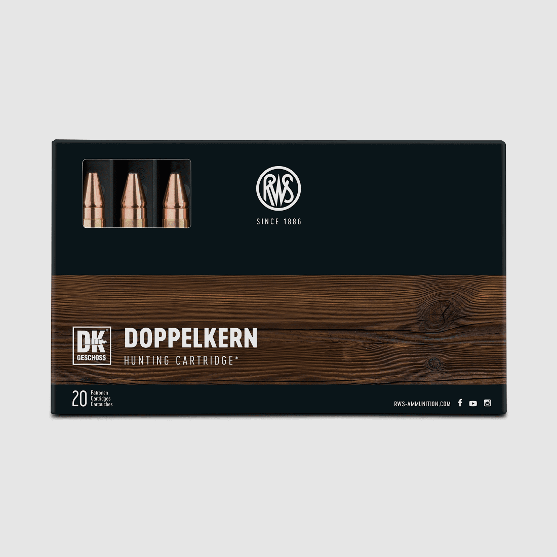 RWS 9.3x62 DK 225gr. - 20 pcs