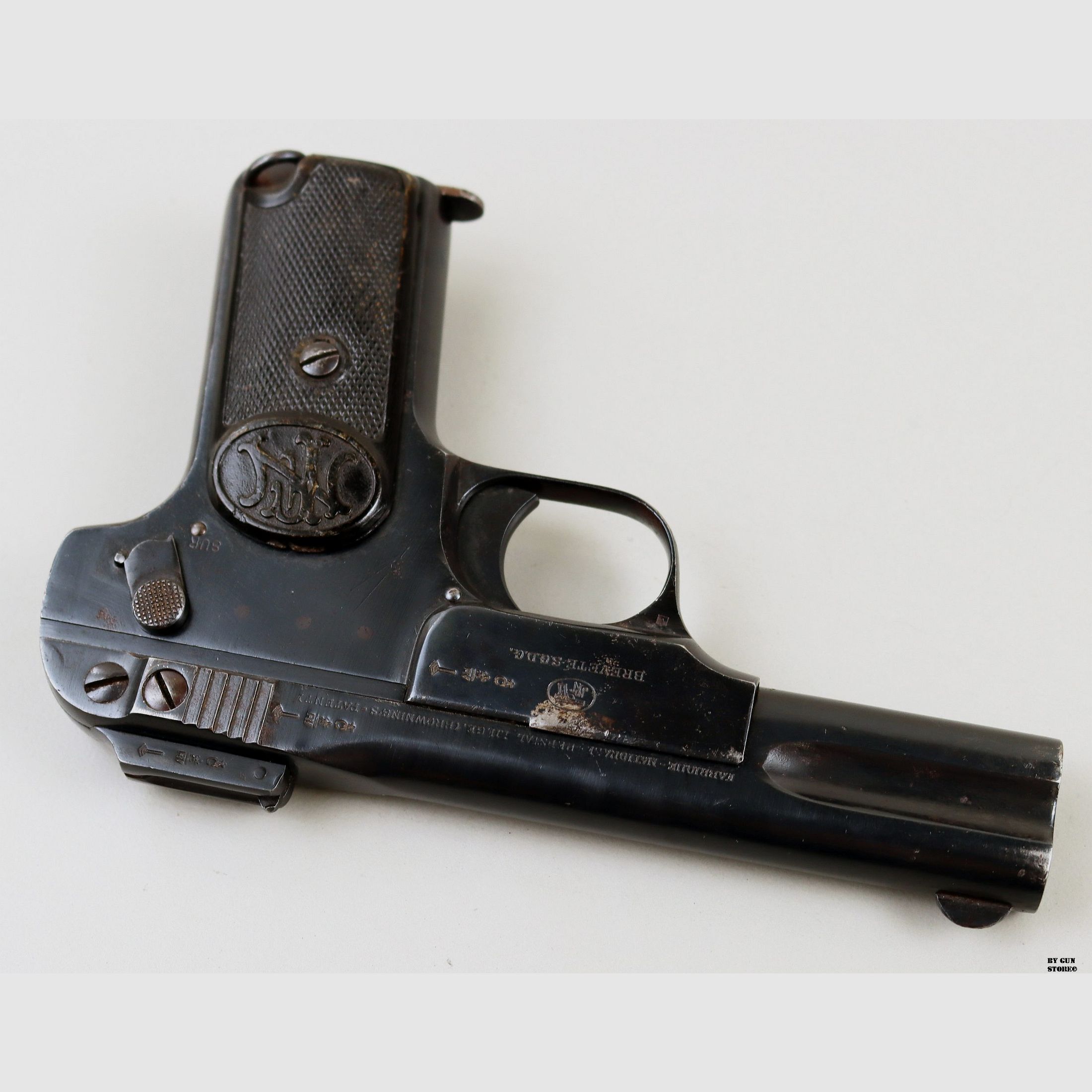 PISTOLE F.N. BROWNING MOD. 1900 CAL. 7,65 MM SERIENNR. 124118, Bild 5 von 7