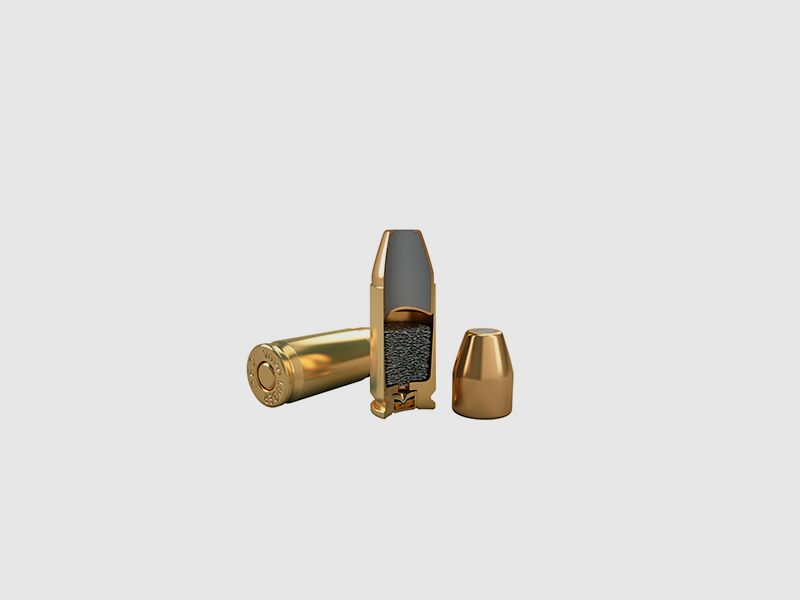 Magtech 9mm Luger 95GR JSP Flat senza scanalature 50 cartucce