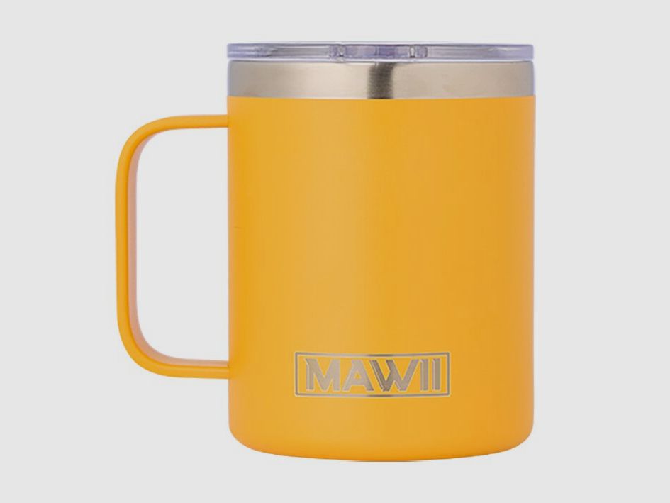 Stainless Steel Mug with Handle, 350 ml, Black, image 3 of 9