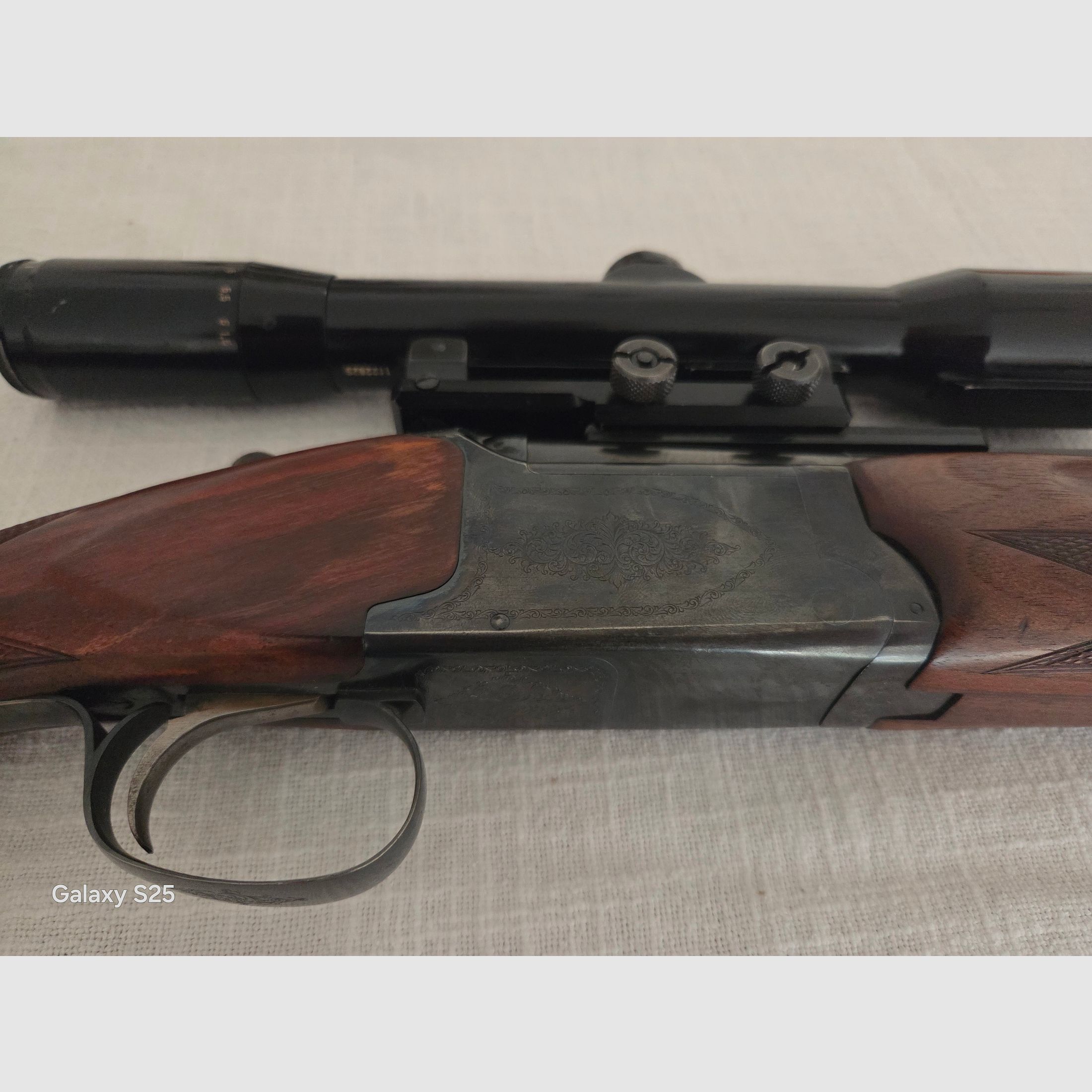 Bockflinte mit 2 Einsteckläufen im Kaliber 45/70 !