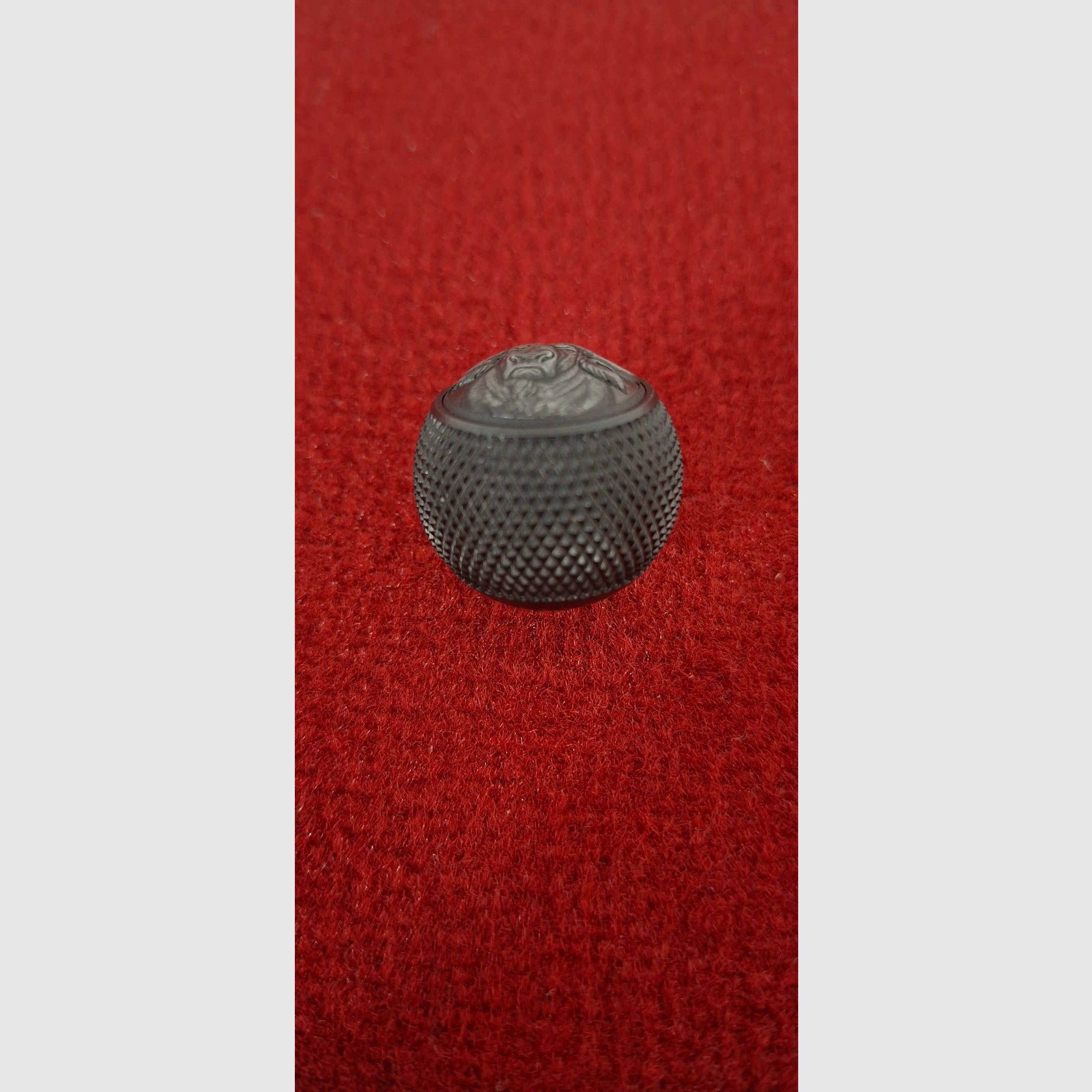 BOULE DE CULASSE de carabine motif buffle, image 2 sur 2