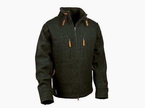 Weiche Lodenjacke "Kragenhuber", Schwarz