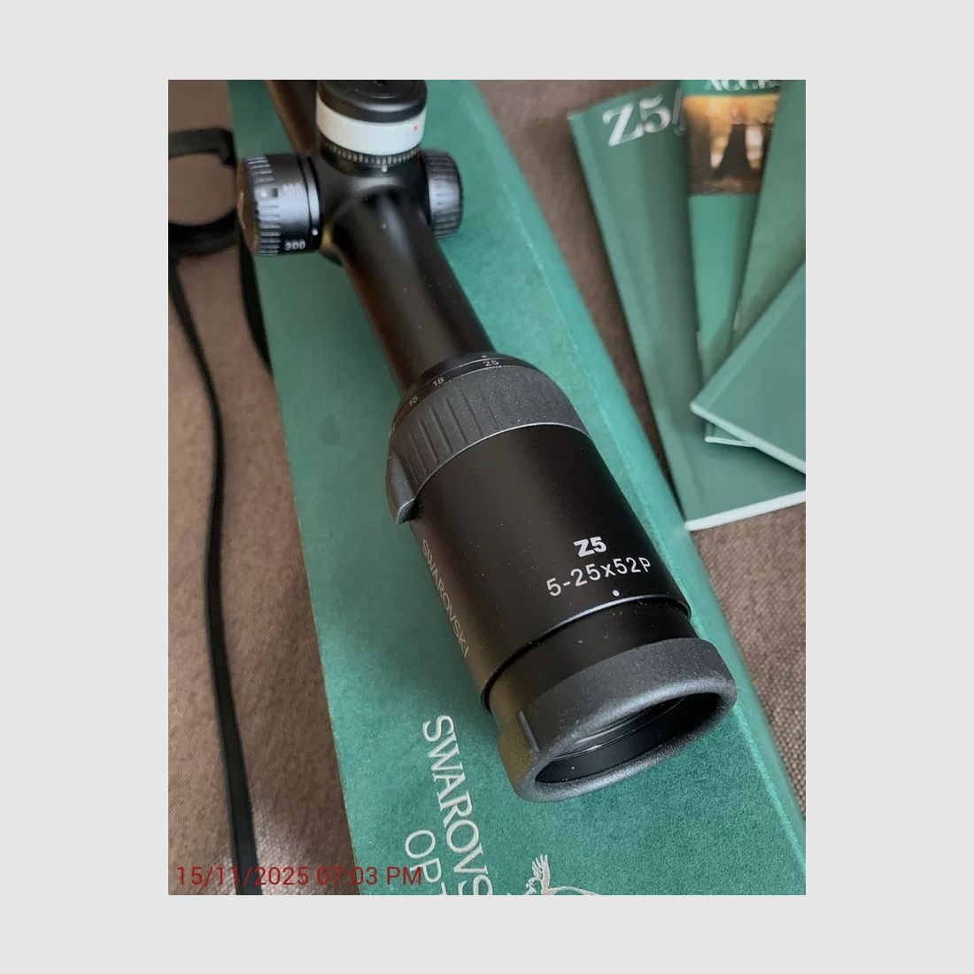 Swarovski Z5 5-25x52 P rifle scope