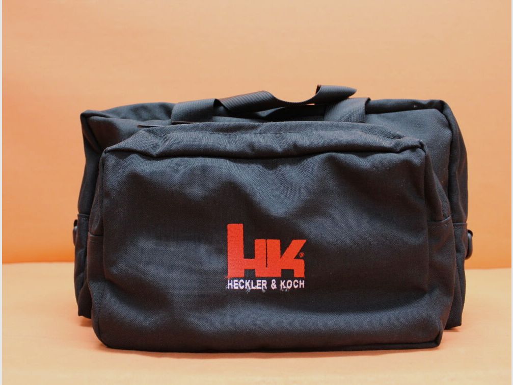 Torba Heckler & Koch H&K Range Cordura® czarna z haftowanym logo HK ok. 36x27x21 cm