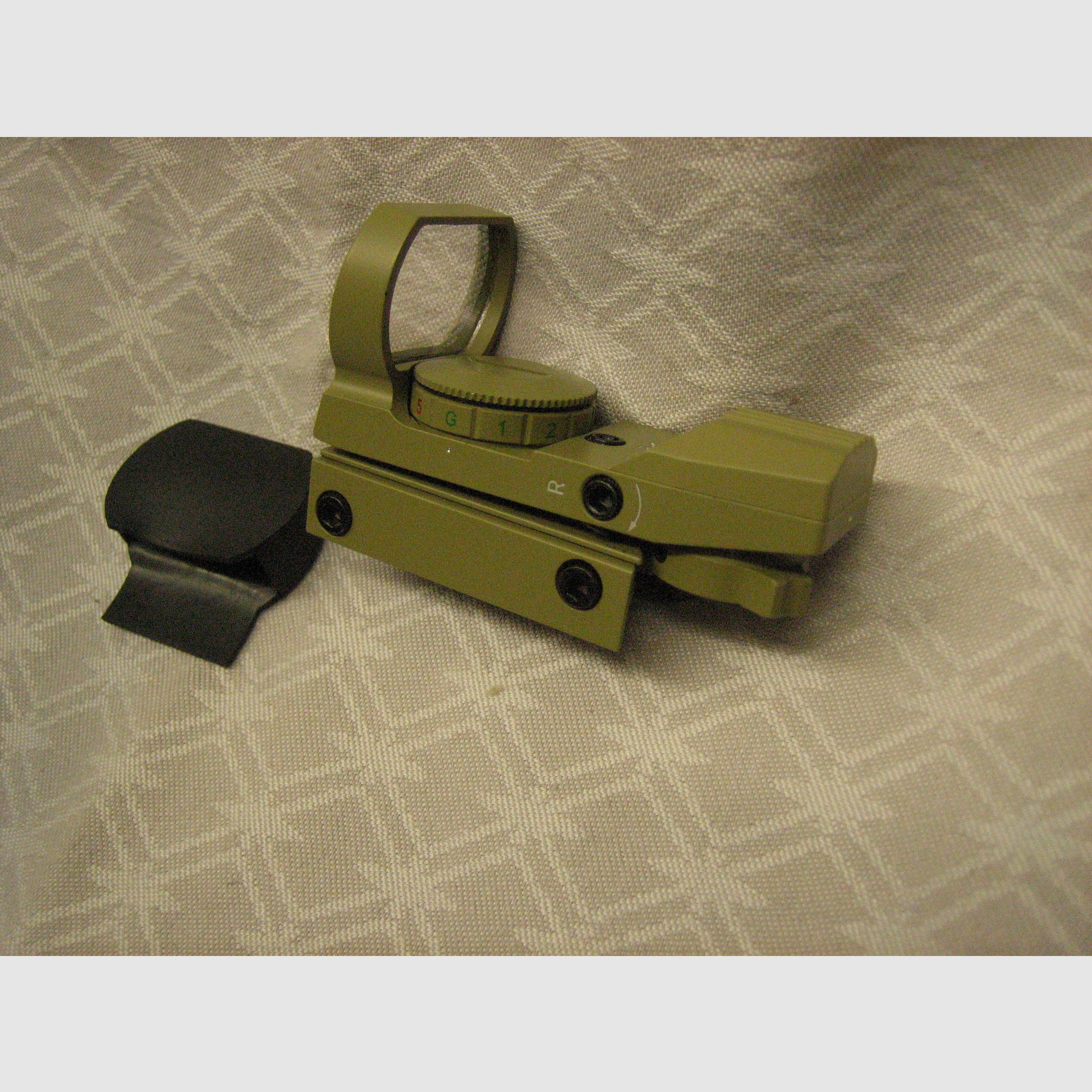 Rotpunkt Visier MULTIDOT - RED/GREEN MIT VERSTELLBAREM ABSEHEN  NEU 