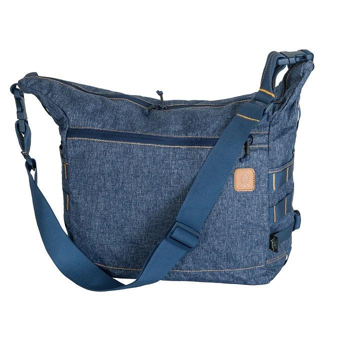 Sac HELIKON BUSHCRAFT SATCHEL – Mélange nylon-polyester – Néoprène – Bleu chiné – Taille unique, image 3 sur 20