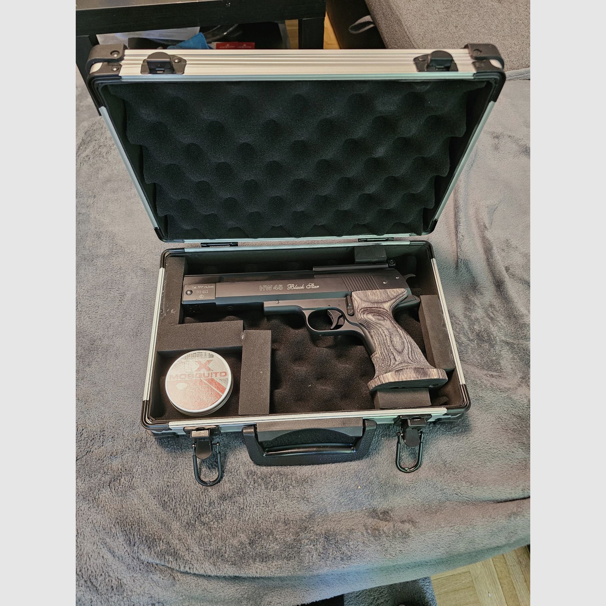 Weihrauch HW 45 Blackstar TOP Zustand mit Garantie und Zubehör