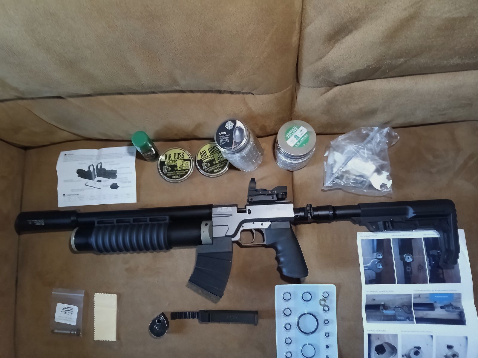 AEA HP MAX MK1 avec de nombreux accessoires