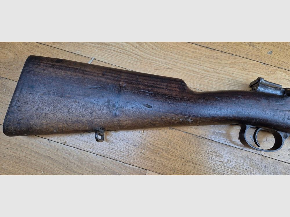 Raro Fucile Mauser Spagnolo M1893 – Calibro originale 7×57 Mauser (raro) – Configurazione regolamentare – Oviedo 1928 – Ottime condizioni meccaniche e buona canna – Brunitura originale al 95% – Un'arma sorprendentemente moderna – TBE, immagine 3 di 31