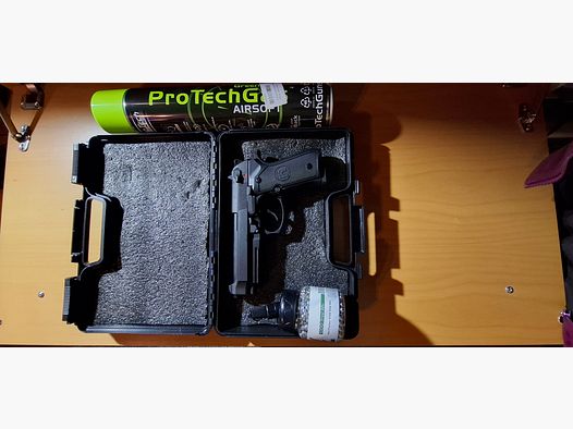 Verkaufe HK 6mm BB Stahlkugel, Gasdruck Pistole