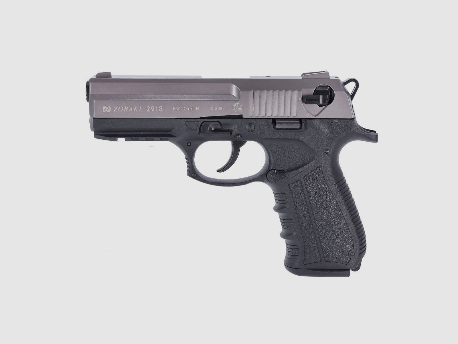 Zoraki 2918 Schreckschuss Pistole 9 mm P.A.K titan