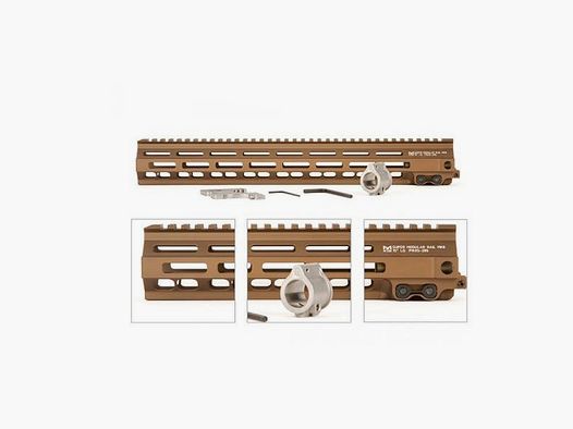 GEISSELE AUTOMATICS AR-15/M16 RAILS, GEISSELE AUTOMATICS MK 8 15″ M-LOK SUPER MODULAR RAIL, DDC