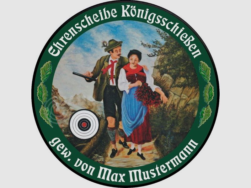 Schützenscheibe ECO-LINE Motiv 036
