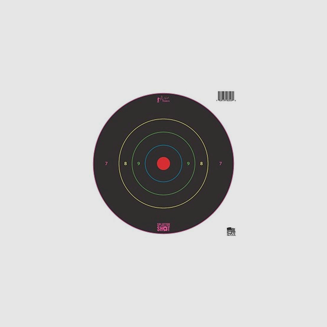 6 Bullseye Multi-Color Targets 20cm