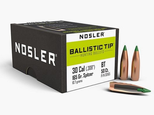 Nosler Chasse Cal. .30 Ballistic Tip / 165 Grain #30165