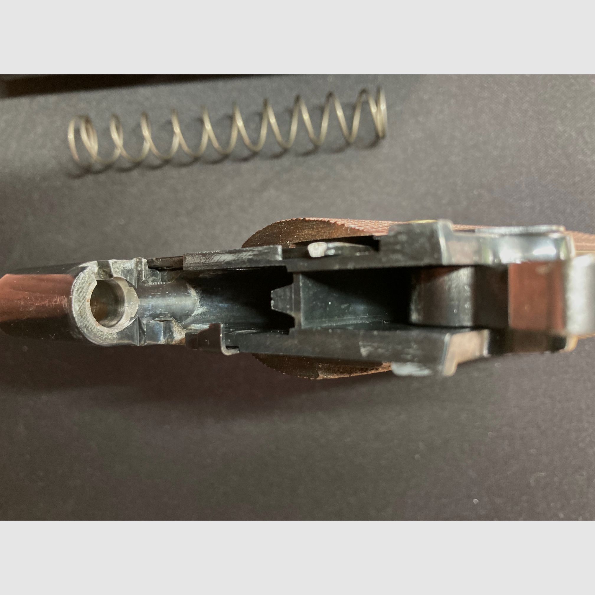 EGP 45, "Torro 45", PTB-Nr. 297, ERMA-Werke, Reizstoff-/Signalpistole,  8mm Knall