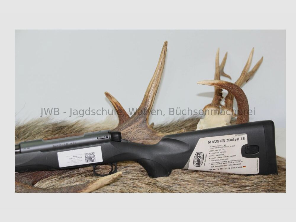 Mauser M18 Vorführwaffe ungeschossen und unmontiert mit Mündungsgewinde .30-06Spring