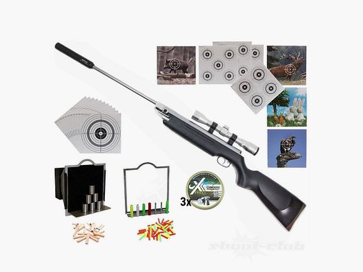 Weihrauch HW 35 Black Silence 4,5mm Super-Target Set