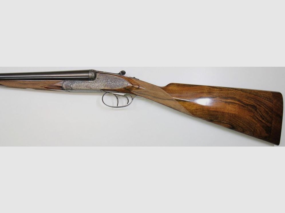 Aug. Francotte double-barreled side lock shotgun