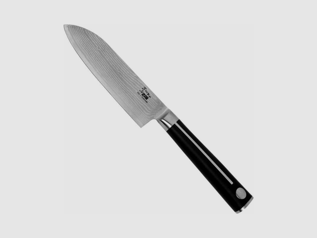 Fudo Classic - Small Santoku Hocho Küchenmesser Damast VG1