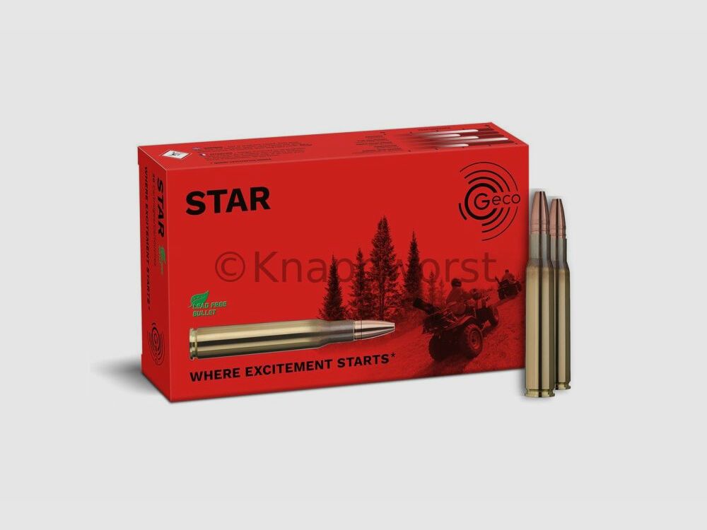 Geco GECO .30-06Sprg. Star 10,7g Bleifreie Büchsenpatronen