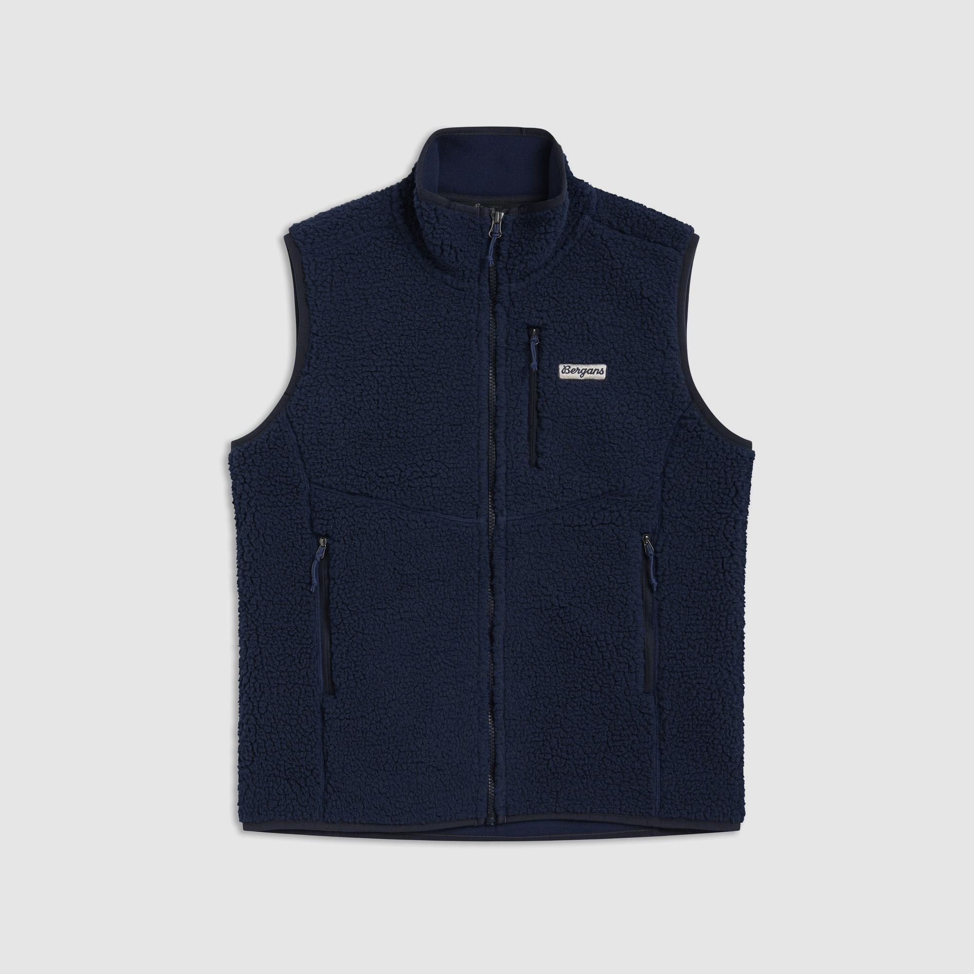 Bergans Lunnan Pile Fleece Vest Women Navy Blue XL