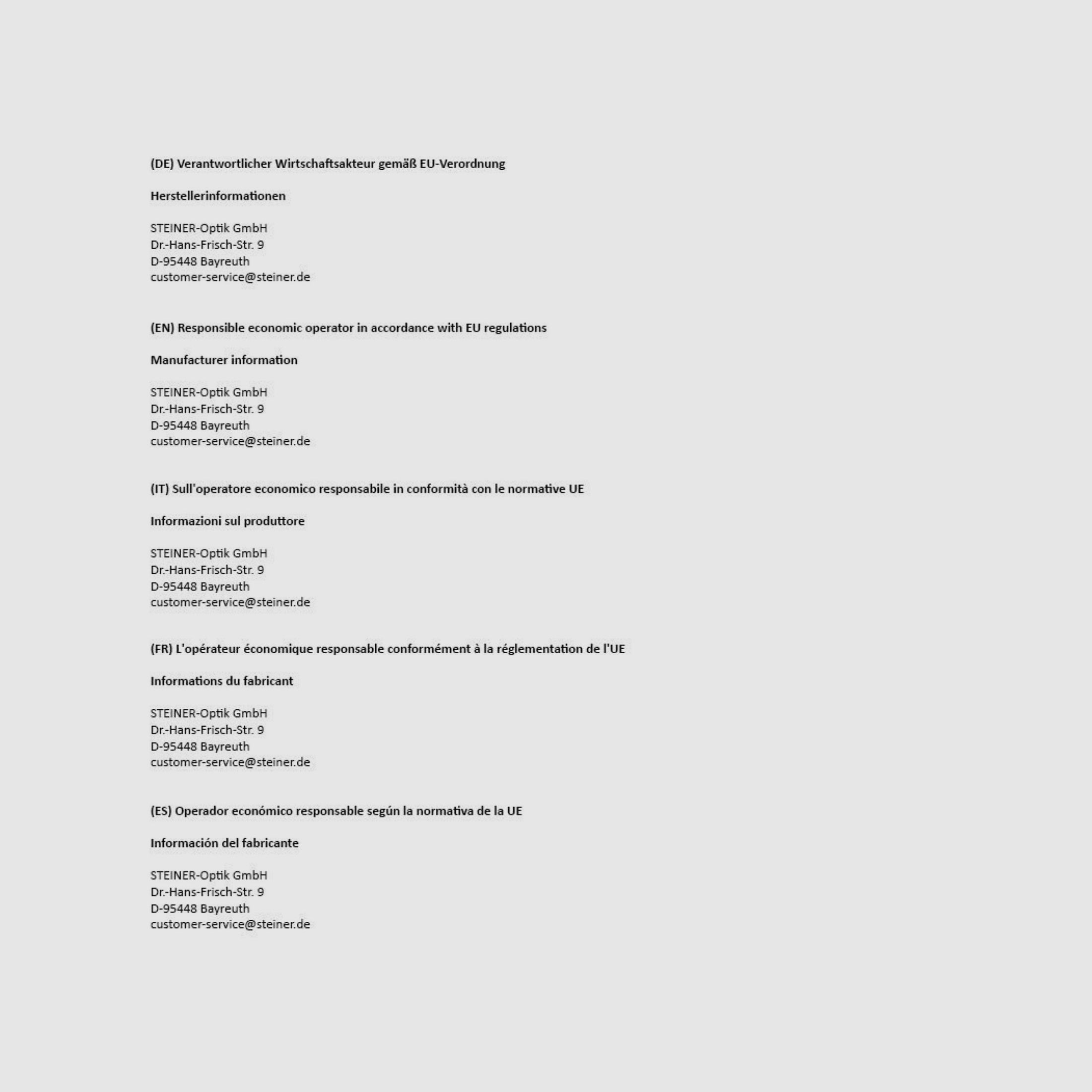 STEINER NIGHTHUNTER 8x56 prismáticos con correa y bolsa