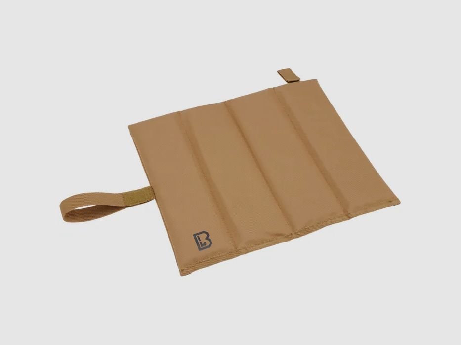 Folded seat mat, camel