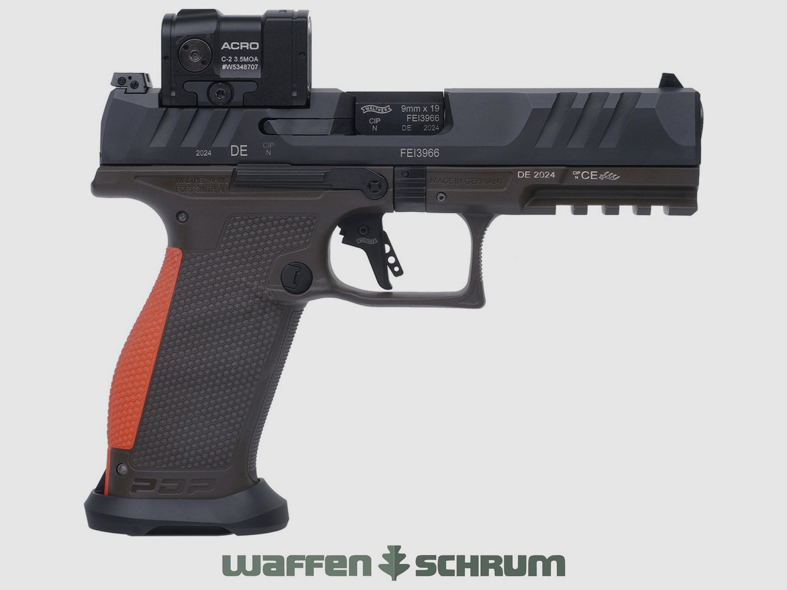 Walther PDP Full Size 4,5'' 9mmLuger Hunter Pro Set 18 Schuss + Reservemagazin Dynamic Performance Trigger