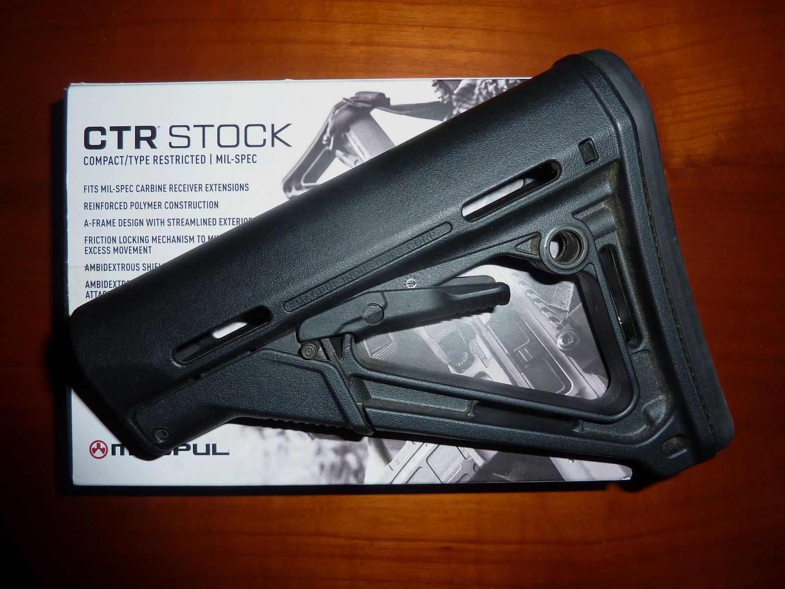 Magpul CTR Stock Negro Milspec
