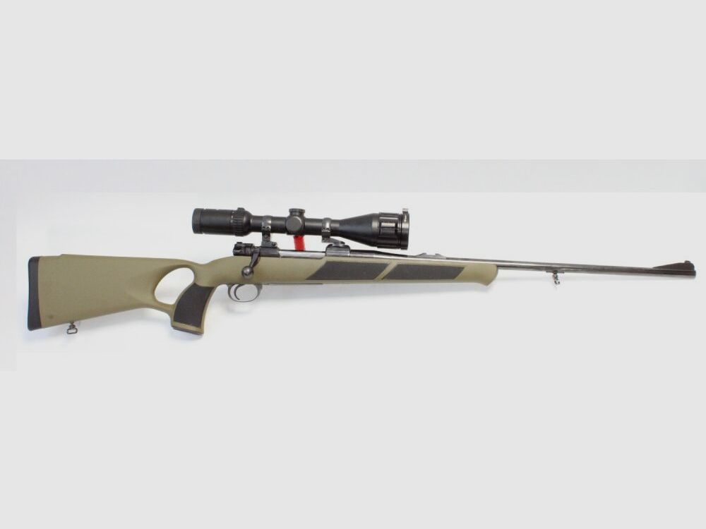 Mauser 98 mit Lochschaft und 2-12x50