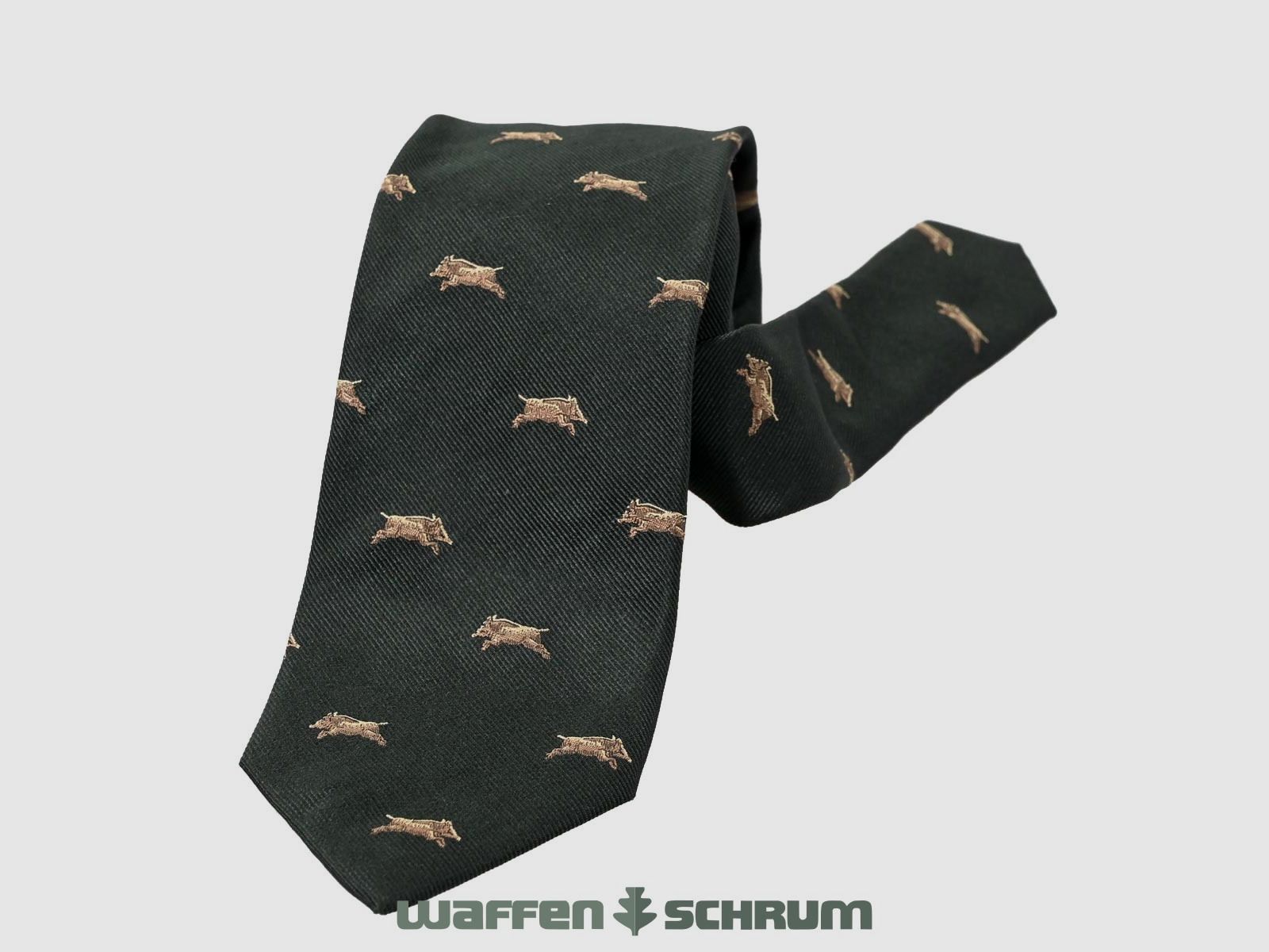 Tom Schlüter GmbH Krawatte Wildschwein Grün