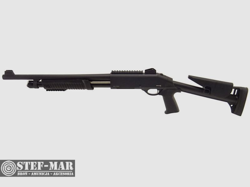 Strzelba gładkolufowa pompka Ermox TAC-4, kal. 12/76 [D963], zdjęcie 2 z 17