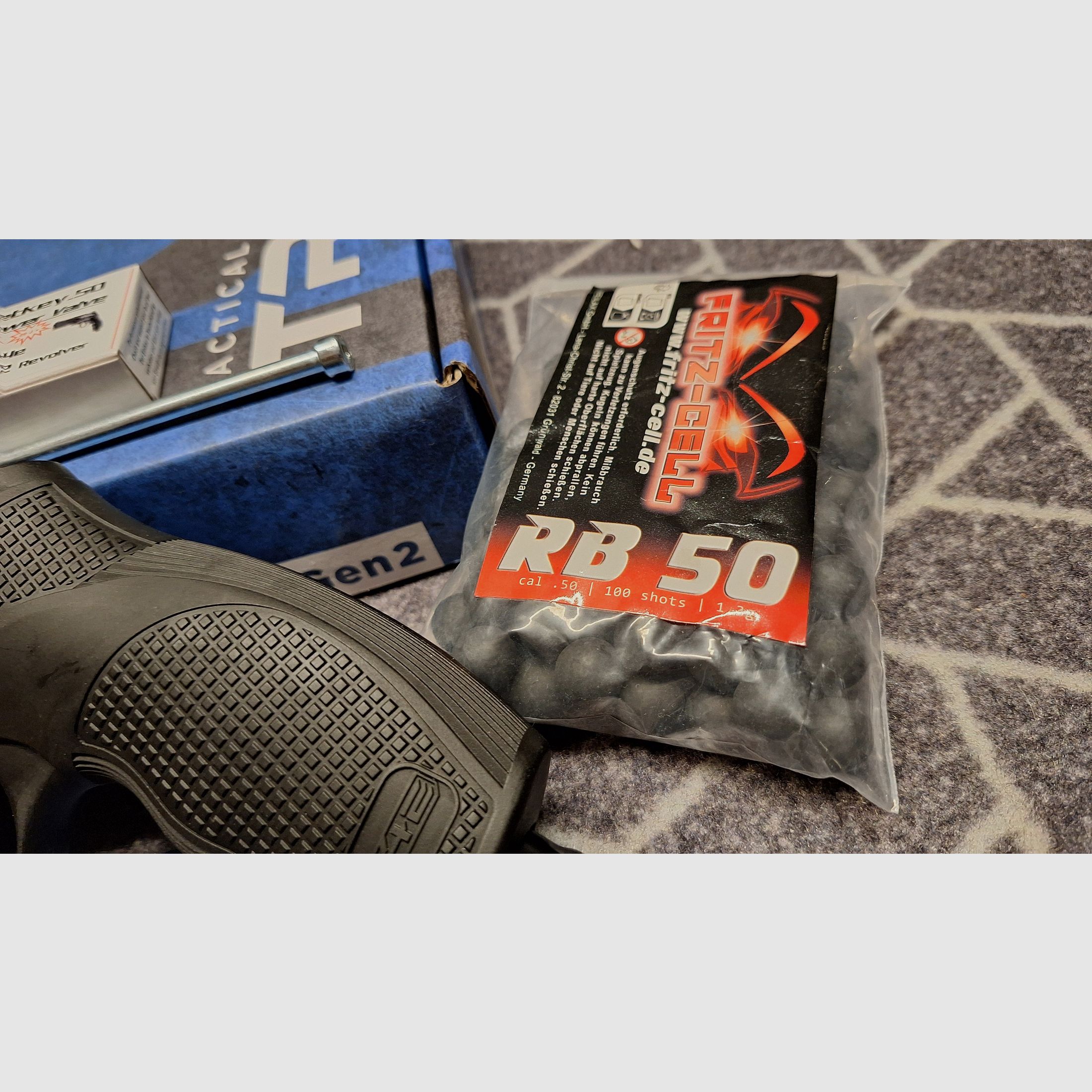 HDR50 Gen2 Revolver Co2 cal .50 - Premiumkit - Neu!