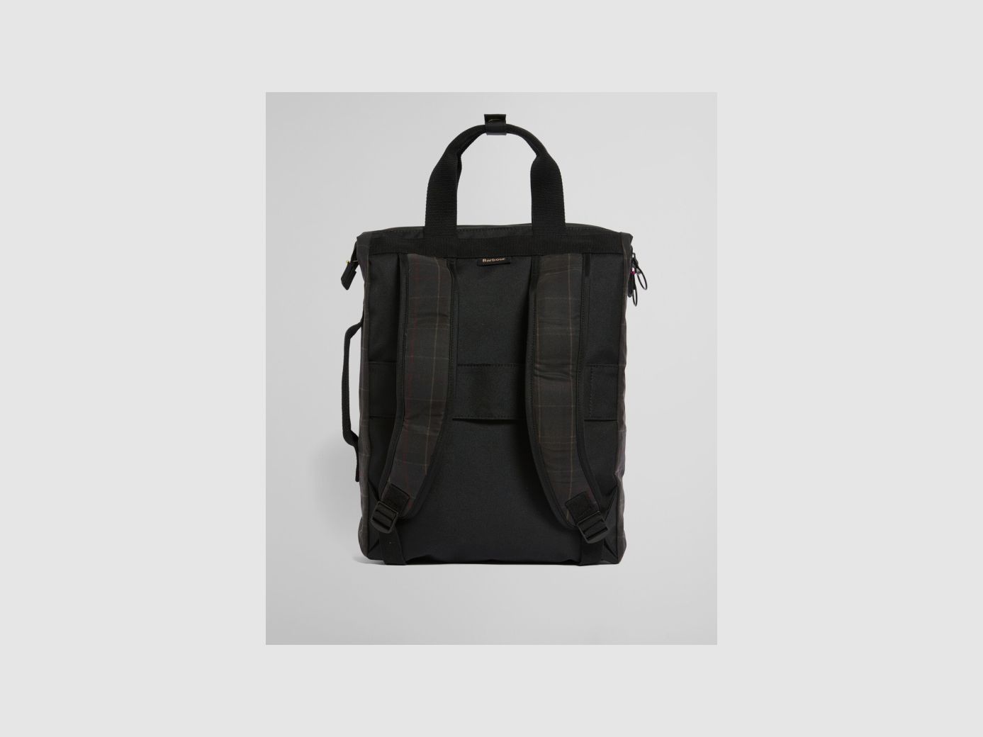 Barbour Field Wax Dunkel Klassisches Tartan Rucksack, Bild 2 von 2