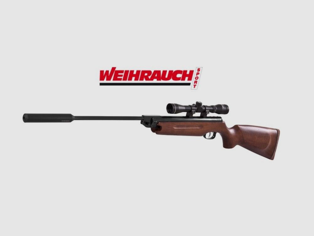 Weihrauch Gewehr HW35 Schalldämpfer Set Kal. 4,5mm mit ZF 4x32