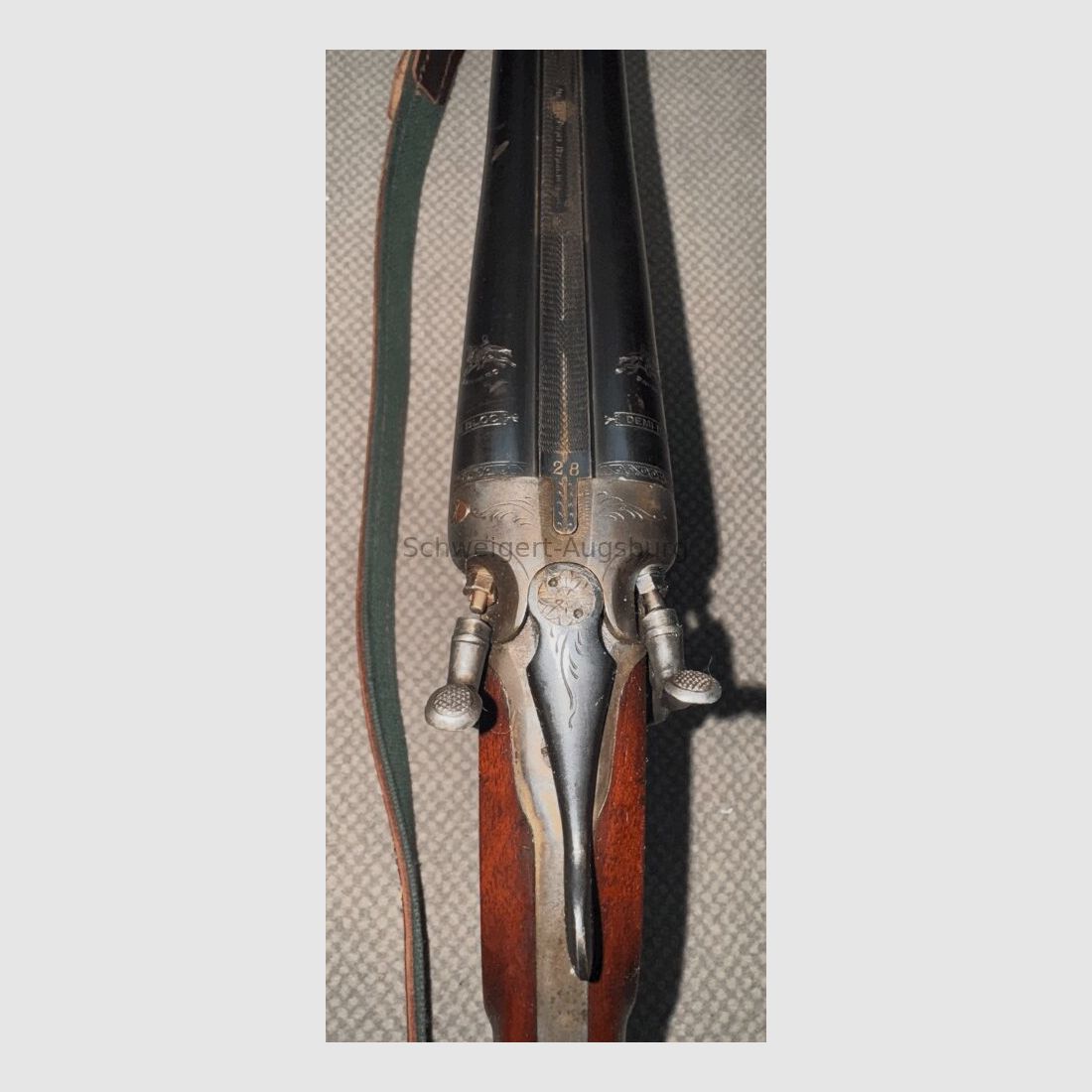 Belgische Hahndoppelflinte Pieper Mod. Diana 28/65;28/65