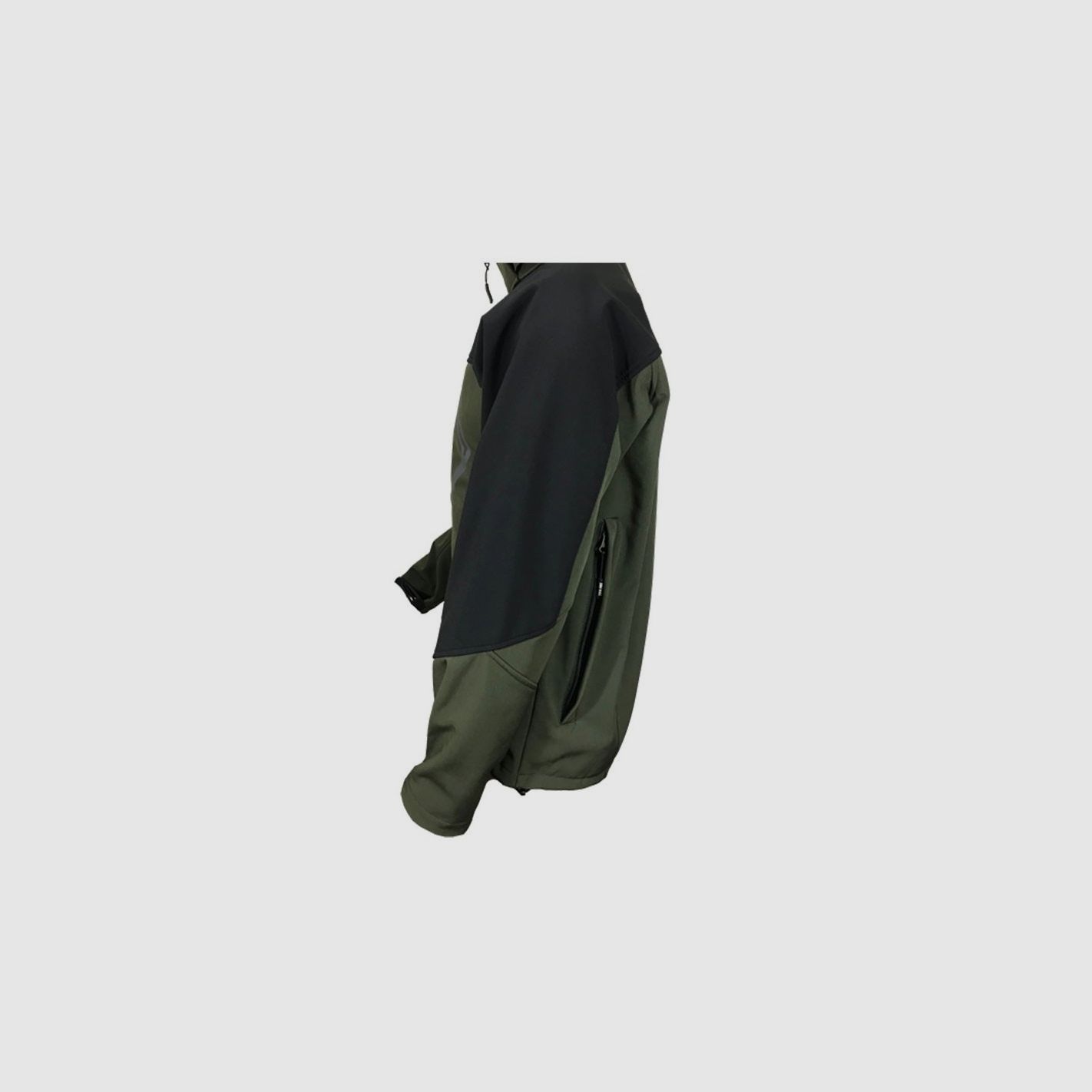 SAFARI GIACCA SOFTSHELL VERDE ART. SG01, immagine 3 di 4