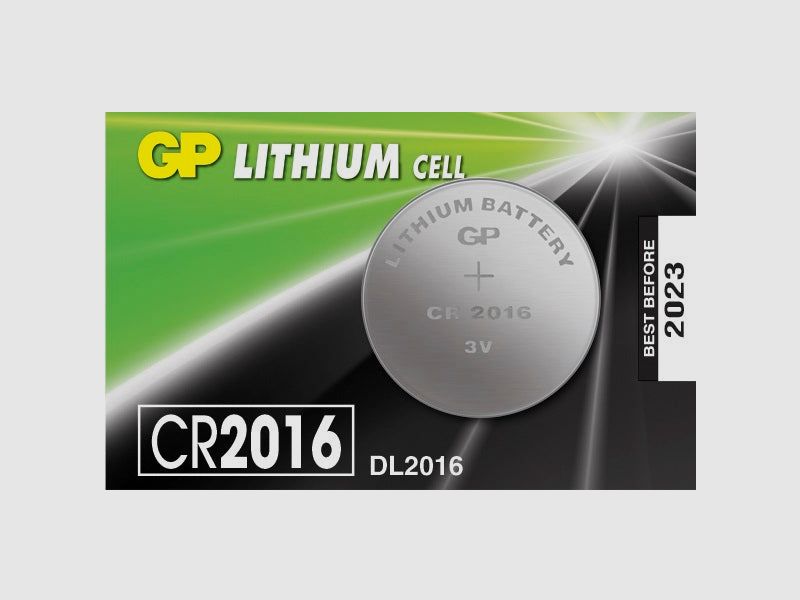 GP LITHIUMBATTERIJ 3V CR2016