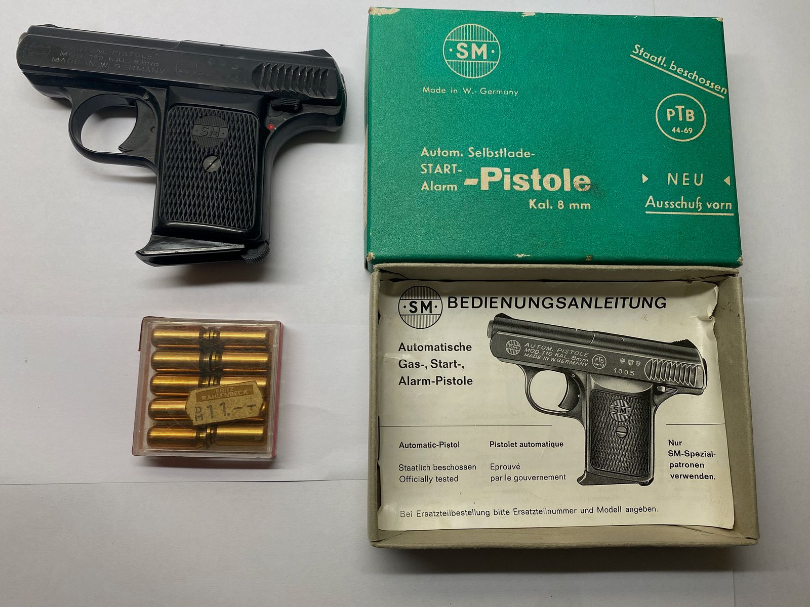 Pistola a salve SM 110a 8mm