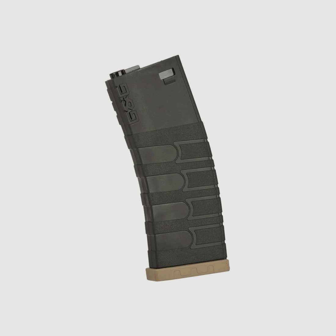 G&G M4 Polymer 120 Schuss Midcap Airsoft Ersatzmagazin (schwarz/tan)