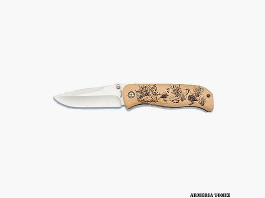 ALBAINOX – COLTELLO CHIUDIBILE MANICO LEGNO INCISO BECCACCIA