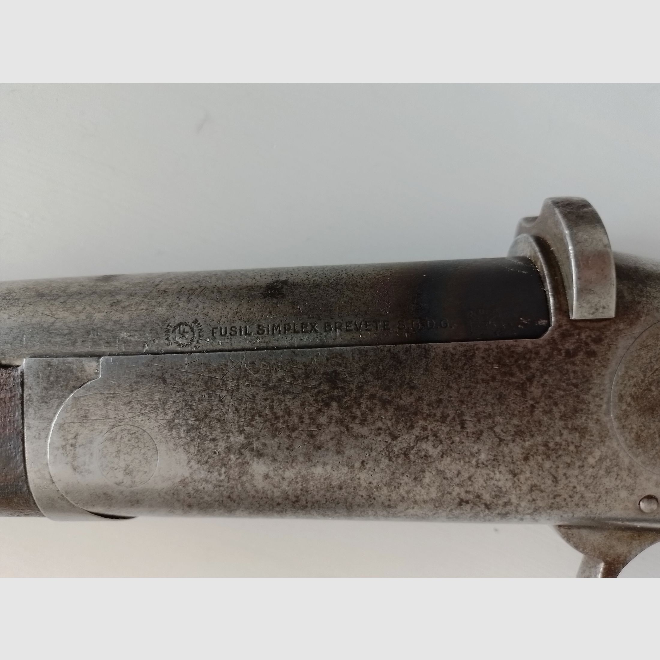 Schöne Kipplaufbüchse Dekowaffe
