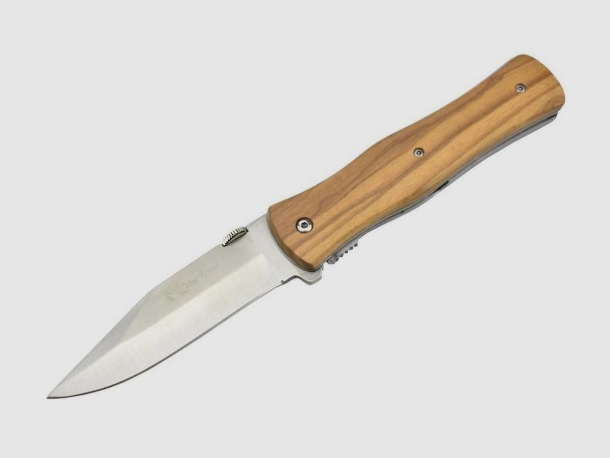 Max Knives 16 OL Framelock coltello da tasca con manico in legno d'olivo, immagine 2 di 18