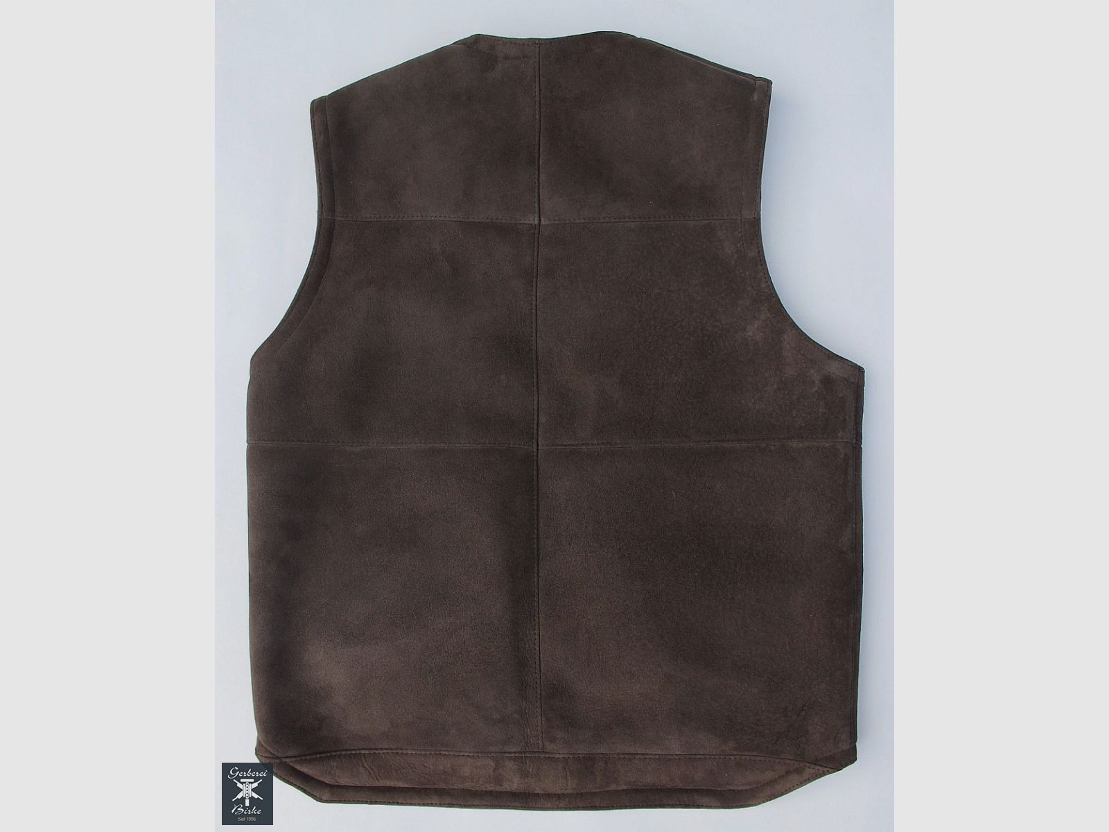 Velours Lammfellweste