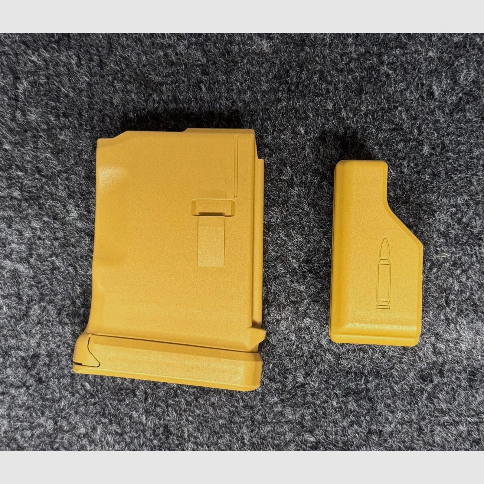 HK MR223 Gen 3 PM 10-nabojowy magazynek piaskowy RAL8000 / czarny - NOWY - Heckler & Koch Mr308 HK416 HK417 HK 243 HK433 HK437 G95k KSK AR15 AR10