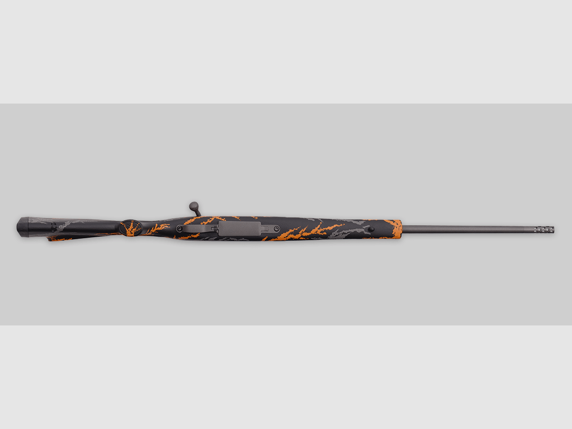 Weatherby Vanguard Compact Hunter .308 Win. 20"/51cm Nero/Arancione 1/2"x28 Fucile a ripetizione con slitta Picatinny