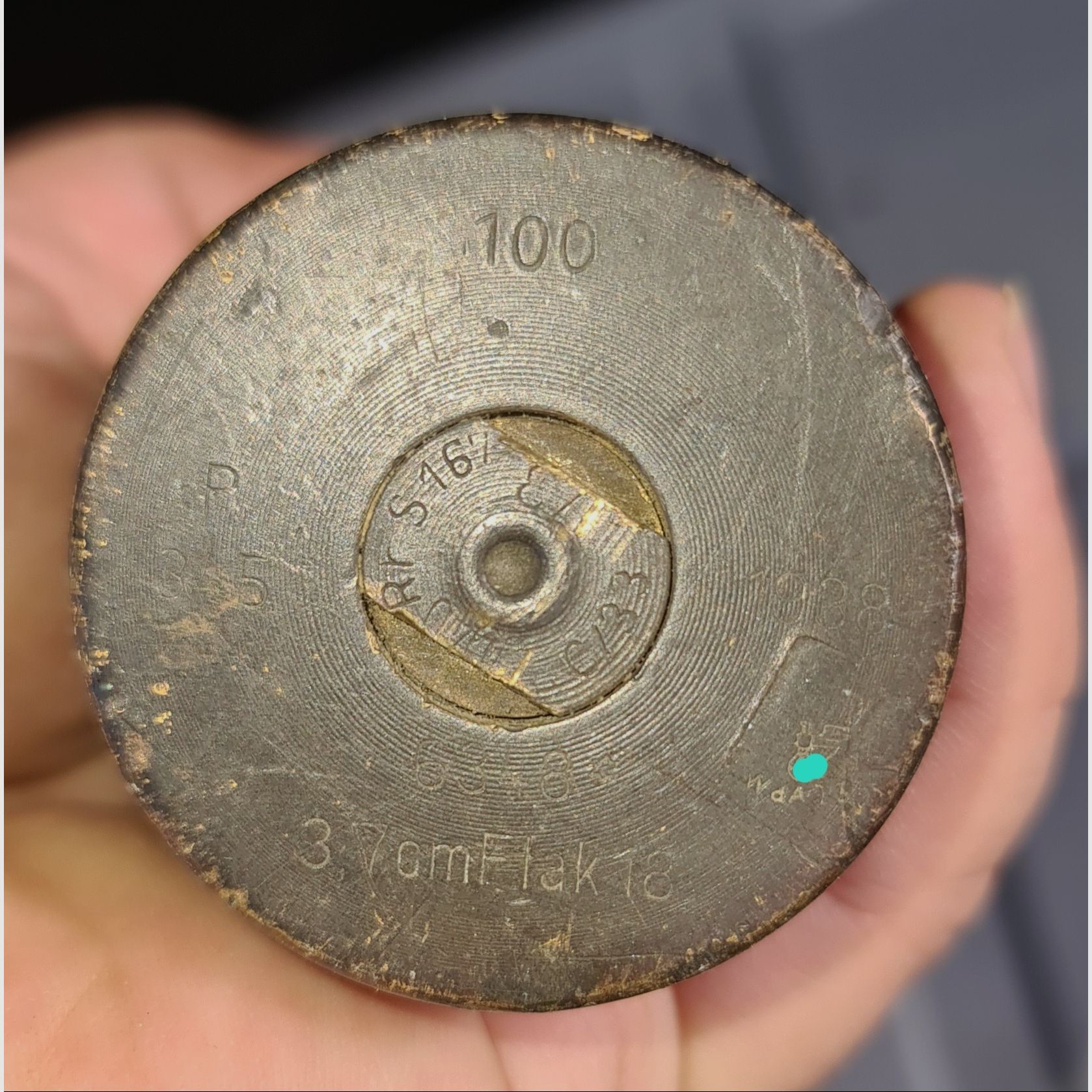 SEVERAL DECORATIVE ITEMS FROM THE WEHRMACHT ERA 1939 - 1945 / ASHTRAY, MEDAL, LAPEL PIN, PIN, STAMPING IRON, STAMP, GRENADE, SHELL, FLACK, SHELL, CARTRIDGE, SS, HJ, SA, WAR, METAL,