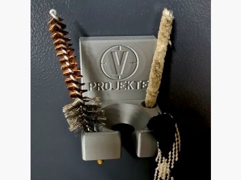 Putzstock- / Reinigungsschnur-Halter, magnetisch, individualisiert